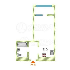 Квартира 33,1 м², студия - изображение 1