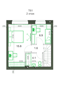 61,8 м², 3-комнатная квартира 5 882 000 ₽ - изображение 24