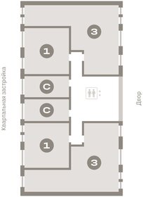 Квартира 86,5 м², 3-комнатная - изображение 2