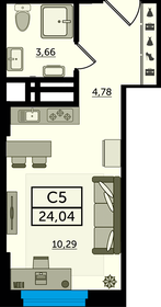 24,9 м², квартира-студия 2 600 000 ₽ - изображение 122