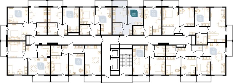 Квартира 32 м², 1-комнатная - изображение 2