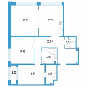 128,5 м², 3-комнатная квартира 31 000 000 ₽ - изображение 54