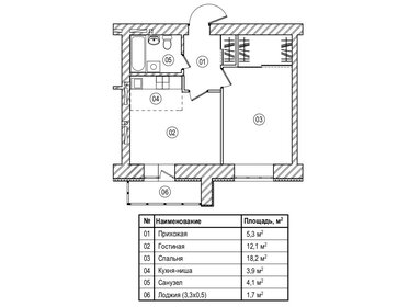 51 м², 2-комнатная квартира 5 850 000 ₽ - изображение 37