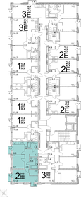 56,1 м², 2-комнатная квартира 7 850 460 ₽ - изображение 23