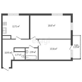 Квартира 62,4 м², 2-комнатная - изображение 2