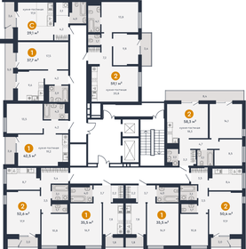 46,8 м², 2-комнатная квартира 4 680 000 ₽ - изображение 136