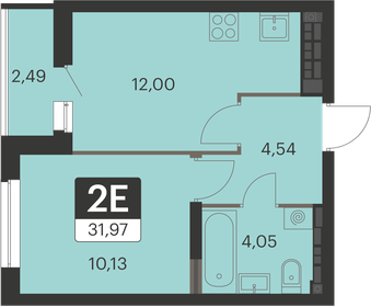 32,7 м², 1-комнатная квартира 4 550 000 ₽ - изображение 47