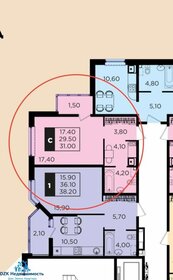 Квартира 28 м², студия - изображение 4