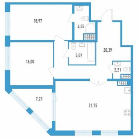 Квартира 102,6 м², 2-комнатная - изображение 1