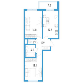 64,5 м², 2-комнатная квартира 8 100 000 ₽ - изображение 46