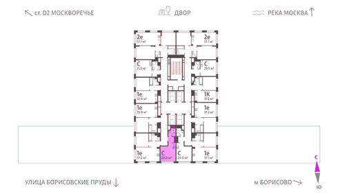 19,8 м², квартира-студия 10 028 779 ₽ - изображение 25