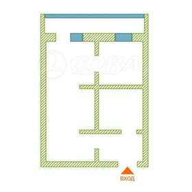 Квартира 31,5 м², 1-комнатная - изображение 1