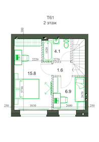 61,9 м², 3-комнатная квартира 5 891 000 ₽ - изображение 24