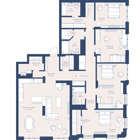 Квартира 178,3 м², 5-комнатная - изображение 1