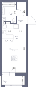 30,2 м², квартира-студия 7 900 000 ₽ - изображение 114