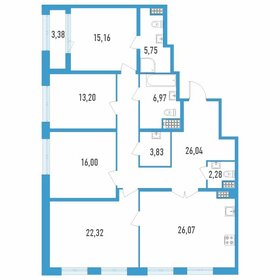 Квартира 139,3 м², 4-комнатная - изображение 1