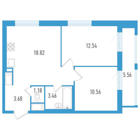 56,1 м², 2-комнатная квартира 7 500 000 ₽ - изображение 14