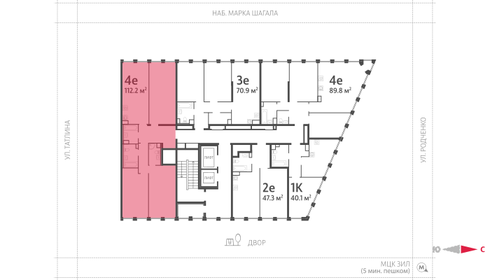 109,6 м², 3-комнатная квартира 60 378 200 ₽ - изображение 38