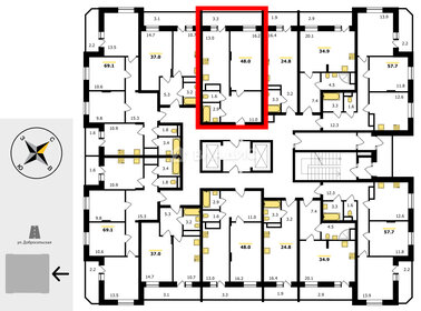 Квартира 45 м², 1-комнатная - изображение 1