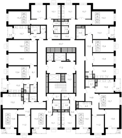 62 м², 3-комнатная квартира 19 990 000 ₽ - изображение 69