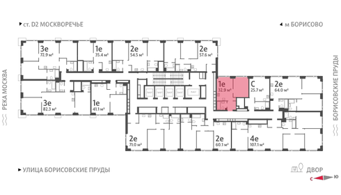 34,9 м², 1-комнатная квартира 13 998 215 ₽ - изображение 39