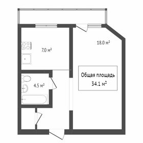 48,5 м², 1-комнатная квартира 5 000 000 ₽ - изображение 25