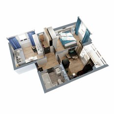 Квартира 44,6 м², 2-комнатная - изображение 4