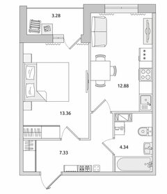 Квартира 37,9 м², 1-комнатная - изображение 1