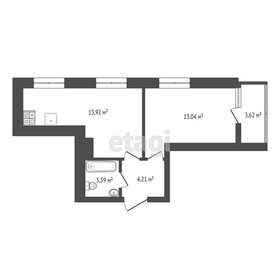 Квартира 38,4 м², 1-комнатная - изображение 1