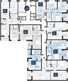 Квартира 71,8 м², 2-комнатная - изображение 2