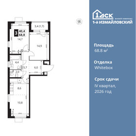 72,4 м², 3-комнатная квартира 21 832 508 ₽ - изображение 21