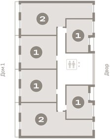 Квартира 76,5 м², 2-комнатная - изображение 2