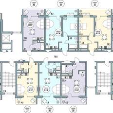 Квартира 55,4 м², 2-комнатные - изображение 3
