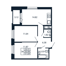 76,9 м², 3-комнатная квартира 7 000 000 ₽ - изображение 111
