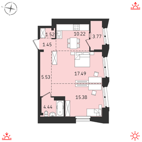 68,8 м², 2-комнатная квартира 13 000 000 ₽ - изображение 32