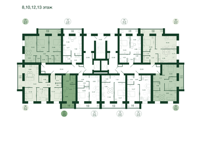 41,7 м², 1-комнатная квартира 3 666 080 ₽ - изображение 36