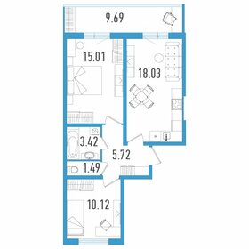 67,3 м², 2-комнатная квартира 9 500 000 ₽ - изображение 55