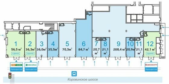 208,4 м², помещение свободного назначения 114 000 000 ₽ - изображение 16