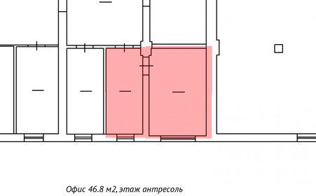 46,8 м², офис - изображение 4