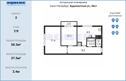 Купить трехкомнатную квартиру в высотках в ЖК «Форт Адмирал» в Туапсе - изображение 7