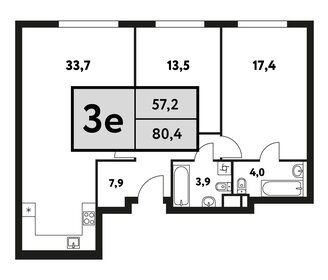 73,6 м², 3-комнатная квартира 19 025 968 ₽ - изображение 21