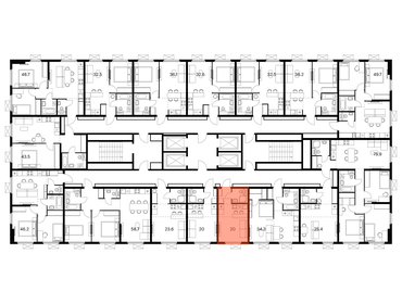 22,6 м², апартаменты-студия 4 927 500 ₽ - изображение 78