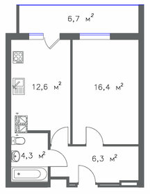 39,4 м², 1-комнатная квартира 4 390 000 ₽ - изображение 56