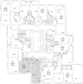 Квартира 43 м², 1-комнатная - изображение 2