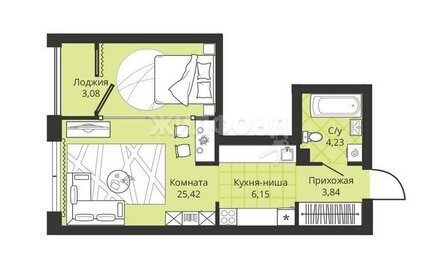 45 м², 1-комнатная квартира 5 100 000 ₽ - изображение 85
