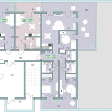 Квартира 45,5 м², 1-комнатные - изображение 3