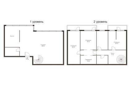 68,6 м², 1-комнатная квартира 96 505 792 ₽ - изображение 61