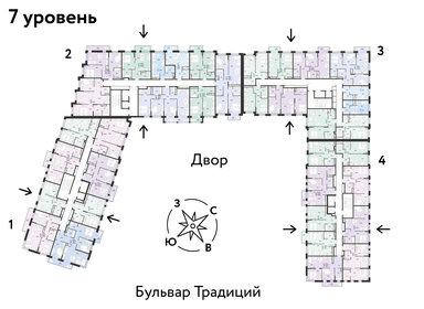 76 м², 3-комнатная квартира 7 480 000 ₽ - изображение 38