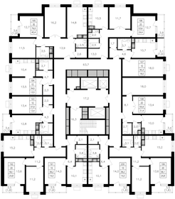 40 м², 1-комнатные апартаменты 18 000 000 ₽ - изображение 129