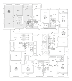 Квартира 68,6 м², 3-комнатная - изображение 2